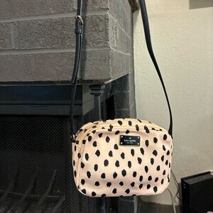 Kate Spade Pink and Black Crossbody Bag EUC